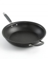 The cookware preferred by professional chefs. Heavy gauge, hard-anodized aluminum exterior heats evenly without hot spots. Interior is coated with DuPont Autograph® advanced inside/outside nonstick – an exclusive reinforced technology that has been intensively restaurant tested for superior durability. Limited lifetime warranty.