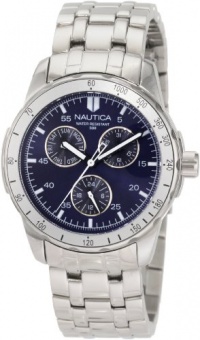 Nautica Men's N13555G Windseeker Multifunction Blue Dial Watch