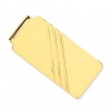 Diagonal Striped Money Clip in 14 Karat Gold