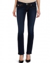 True Religion Women's Billy Straight Petite Jean