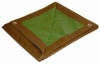 Dry Top 112207 12-by-20-Foot Full Finish Size Tarp, 5-Mil, 2.9-Ounce, Brown/Green Reversible