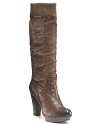 Soft suede and smooth leather band together to form the Mimi boot--a fresh Frye design that we can't wait to slip on.