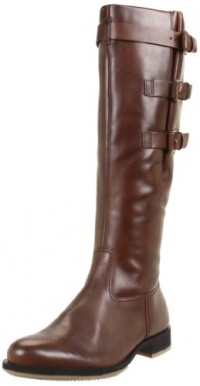 ECCO Women's Saunter GTX Tall 3 Buckle Flat Boot