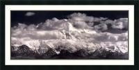 Mount McKinley Range, Denali National Park, Alaska by Ansel Adams, Framed Print Art- 19.57 x 38.94