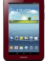 Samsung Galaxy Tab 2 Garnet Red Edition Bundle with Case (7-Inch, Wi-Fi)