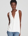 Bank on a tank from Joie--with matte silk that can be worn season 'round, this piece is worthy every penny.