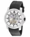 Kenneth Cole New York seamlessly integrates sporty and dress elements of style with this automatic timepiece.