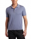 Perry Ellis Men's Short Sleeve Polo with Tipping