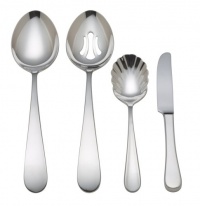 Reed & Barton Pomfret 18/10 Stainless Steel 4-Piece Hostess Set