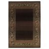 Sphinx by Oriental Weavers Generations 3436B Border Area Rug - Brown Size - 6 ft. Round