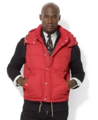 Ralph Lauren's Elmwood down vest combines rugged athleticism with exceptional style, making it both a functional and versatile piece for your cold-weather wardrobe.