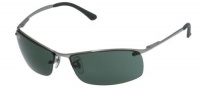 Ray Ban RB 3183 Top Bar Sunglasses 004/71 Gunmetal