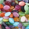 Czech Glass Oval Beads in Assorted Colors & Sizes