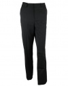 LAUREN Ralph Lauren Womens Black Straight Leg Flat Front Pants 8