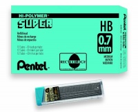 Pentel Super Hi-Polymer Lead Refill, 0.7mm Medium, HB, 360 Pieces of Lead (C27-HB)