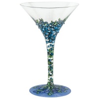 Santa Barbara Design Studio GLS4-5526B Lolita Love My Martini Glass, Blueberry-Tini