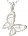 Dogeared Jewels and Gifts Sterling Silver Beautiful Butterfly Necklace