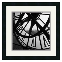 Orsay Clock Framed Art Print by Tom Artin