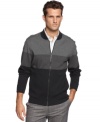 Change your tone this season with this gradually colorblocked jacket from Calvin Klein.