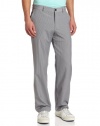 Adidas Golf Men's Tonal Mini Check Pant, Chrome/Coal, 35/30