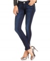 No doubt about it, tuxedo-stripe skinny jeans are the easiest route to sleek denim style. Baby Phat capitalizes on the trend by making a pair of five-pocket skinnies so streamlined, you'll want to wear them everywhere.