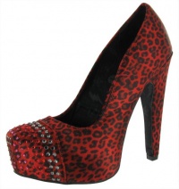 Betsey Johnson Women's Majestee Platform Pump,Red Multi,7.5 M US