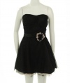 Material Girl Junior's Strapless Dress Black 5