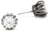 Betsey Johnson Small Cubic Zirconia Crown Stud Earrings