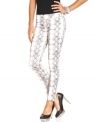 A sexy snakeskin print makes these XOXO skinnies sizzle! Wear with sky-high heels for added drama.