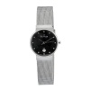 Skagen Men's O355SSSB1 Quartz Black Dial Stainless Steel Watch