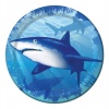 Creative Converting Shark Splash Round Dessert Plates, 8 Count