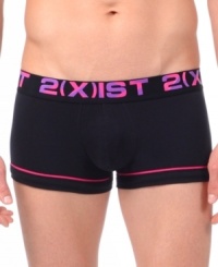 Bold and bright is the way to go with these no-show rise trunks from 2(xist).