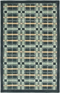 Area Rug 6x6 Round Contemporary Colorweave Plaid Color - Safavieh Martha Stewart Rug from RugPal