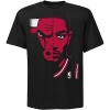 Derrick Rose Chicago Bulls Player face Logo Man T-shirt