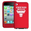 Tribeca FVA3744 Varsity Silicone Jacket for iPod Touch 4G - Chicago Bulls - Red