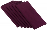 DII Everyday Basic Napkin Set of 6, Wine