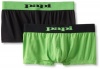 Papi Men's 2 Pack Solid Brazilian Trunk