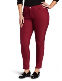 Karen Kane Women's Plus-Size Twill Skinny Jean, Red, 18W