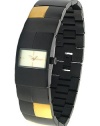 DKNY Women's Two-tone Black and Gold Stainless Steel Bracelet watch #NY4417