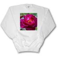 A beautiful dark pink garden rose - Youth SweatShirt Small(6-8)