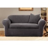 Sure Fit Stretch Metro 2-Piece Sofa Slipcover, Gray