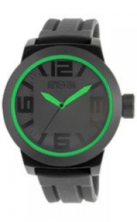 Kenneth Cole Reaction Men's RK1235 Triple Black Green Details Watch