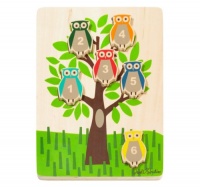 Dwellstudio Wooden Puzzle, Owls