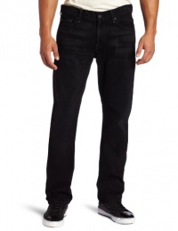 7 For All Mankind Men's Slimmy Slim Straight Leg Jean in Pittsford Dark