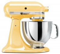 KitchenAid KSM150PSMY Artisan Series 5-Quart Mixer, Majestic Yellow