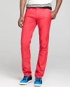 Stand out with an outstandingly bright pair of slim fitting pants from MARC BY MARC JACOBS, rich in color and crafted for a uniquely textured hand.