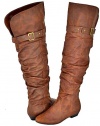 Blossom Firenze-9 Cognac Women Over The Knee Boots