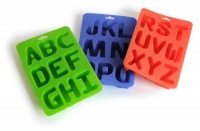 Silicone Alphabet Letter Ice / Bake Tray Set