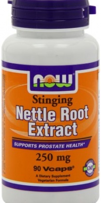 Now Foods Nettle Root Extractract 250mg, Veg-capsules, 90-Count