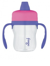 Thermos Foogo Phases Leak Proof Tritan Sippy Cup, Pink/Purple, 8 Ounce